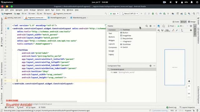 07 - Fragment and Button Navigation View Android Studio смотреть онлайн
