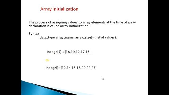 Arrays in C++|Array Initialization Declaration with Simple Example & program| in Urdu|Lecture#10 смотреть онлайн