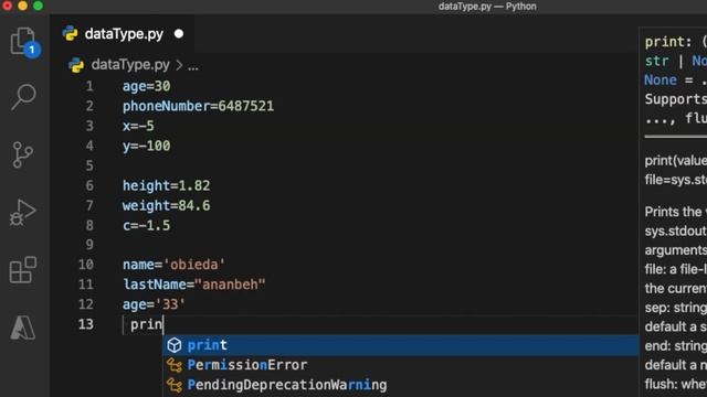 Data Type Part1 (boolean, integer, float and string) and Type Casting In Python смотреть онлайн
