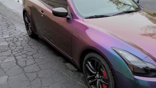 G37 wrapped in Gloss Lighting Ridge colorshift chameleon смотреть онлайн