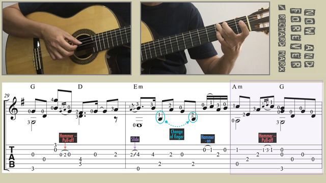 Now and Forever / Richard Marx (Guitar) [Notation + TAB] смотреть онлайн