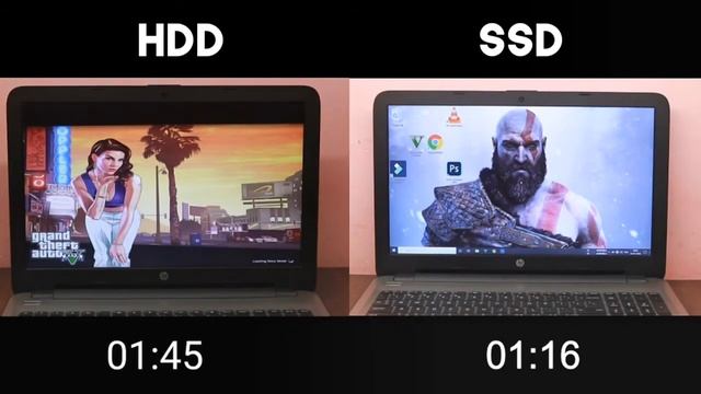 SSD Vs HDD Speed test ? Crucial MX500 M.2 SSD смотреть онлайн