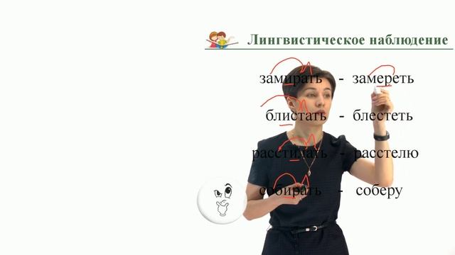 Видеоурок «Буквы е-и в корнях с чередованием» смотреть онлайн