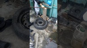 как с диска снять резину с диска в домашних условиях