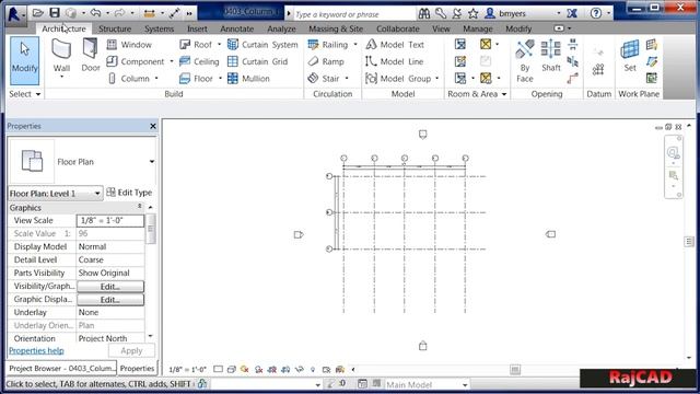 Autodesk Revit Architecture Tutorial - Lesson 02 - Basic Important Settings And Tools