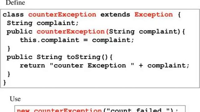 java exceptions смотреть онлайн