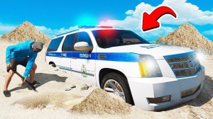 ОТКОПАЛ РЕДКИЙ ДПС КАДИЛАК ПОЛИЦИИ ИЗ ПЕСКА В ГТА 5 МОДЫ! ОБЗОР МОДА В GTA 5 ВИДЕО MODS