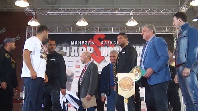 Александр Поветкин - Мануэль Чарр (взвешивание) смотреть онлайн