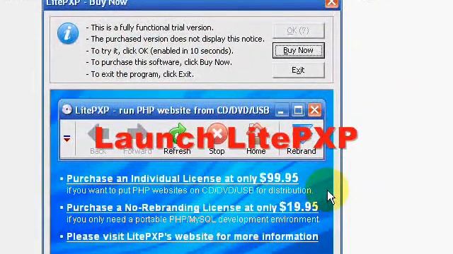 Want to run PHP/MySQL websites on USB flash drive? Try LitePXP смотреть онлайн