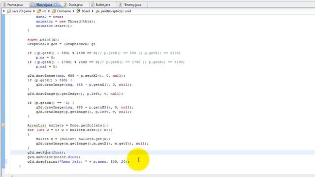 4 - Adding enemies: Java 2D Side Scrolling Game Tutorial смотреть онлайн