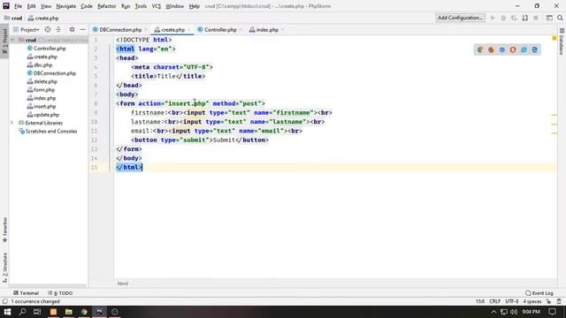 Crud in PHP || Insert,Update & Delete || PHP Tutorial in Bangla смотреть онлайн