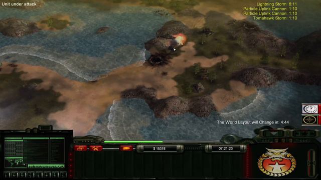 C&C Generals Contra 009 Patch 3 Infantry general vs Superweapon general(6)[Hard] Part 1 смотреть онлайн