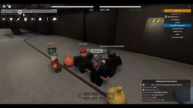 SCP: Roleplay играю за менеджера, апнул уровень до совет сайта! РОБЛОКС смотреть онлайн