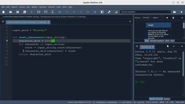 Python Problem Solving - Strings: 4. Count Occurrence of Each Character in a Word - Simpy Explained смотреть онлайн