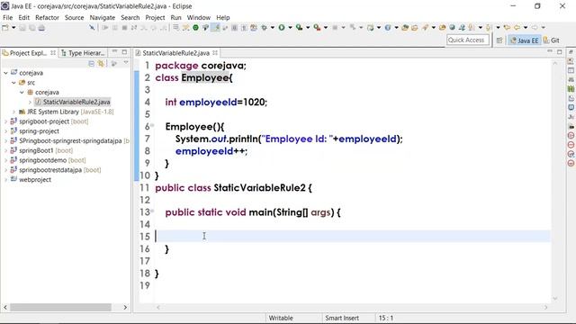 static variable Rule 2 in Java || Java in Telugu смотреть онлайн