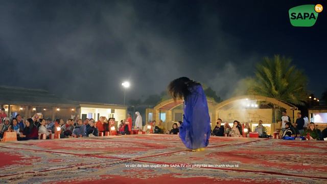 SAPA TV | TRẢI NGHIỆM CƯỠI LẠC ĐÀ TRÊN SA MẠC XEM MÚA BA TƯ ĂN BUFFET Ả RẬP
