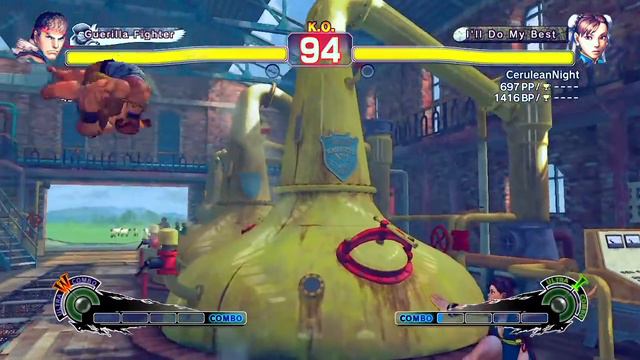 Ultra Street Fighter IV (PS3) -- Ranked Match - Ryu Vs Chun-Li