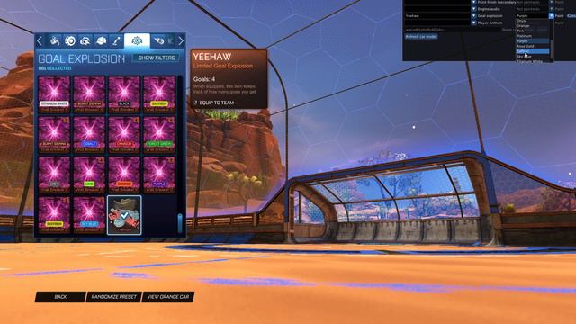 ALL PAINTED YEEHAW GOAL EXPLOSION! (Rocket League Season 4) смотреть онлайн