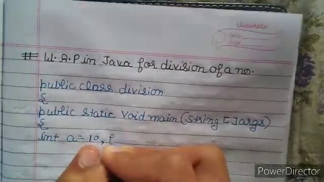 WRITE A PROGRAM IN JAVA FOR DIVISION OF TWO NUMBERS #4 смотреть онлайн
