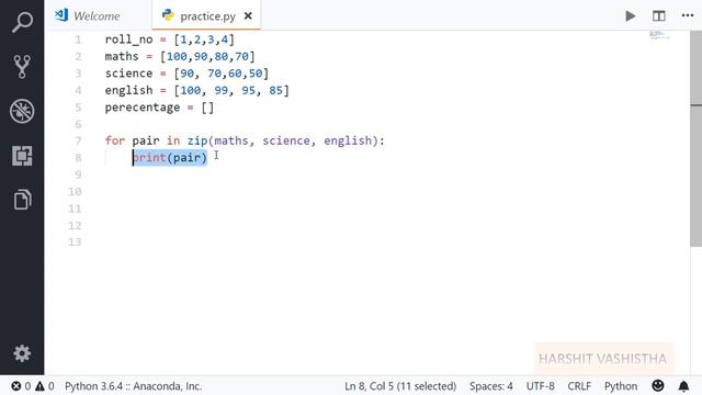 Advance Function Practice 2 : Python tutorial 159 смотреть онлайн