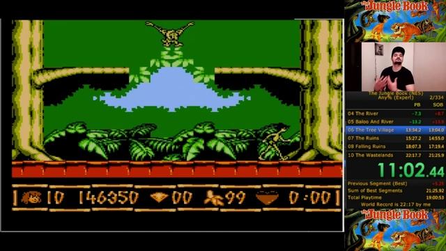 the Jungle Book NES Спидран Мировой рекорд - Книга Джунглей Маугли Speedrun Worl.mp4 смотреть онлайн