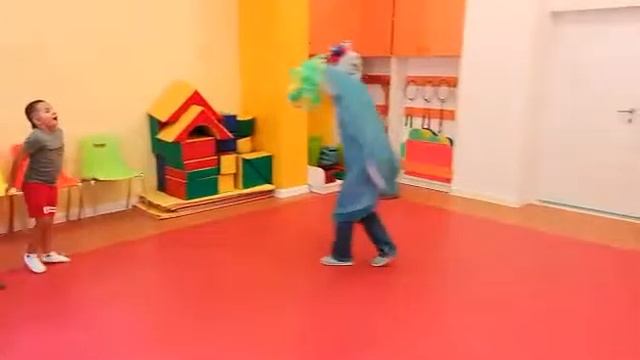 Спортивное занятие в детском саду ДИВО ул. Д.Павлова, 13б