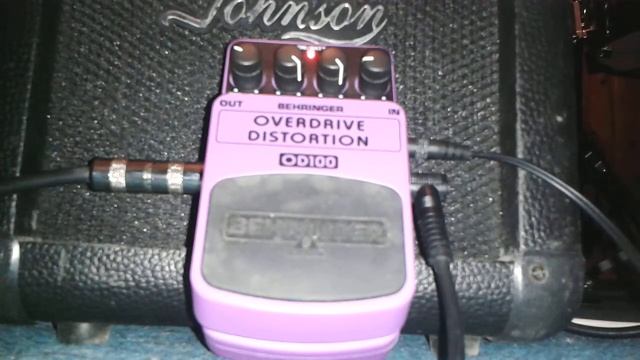 Pedal Behringer Overdrive Distortion OD100 (Test) смотреть онлайн