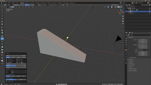 как сделать лестницу в blender 3d 2.9 (modifier bevel) [blender 3d уроки] смотреть онлайн