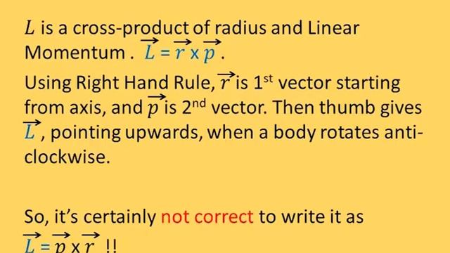 PHYSICS MADE EASY- Rotation - Angular Momentum - Vectors смотреть онлайн
