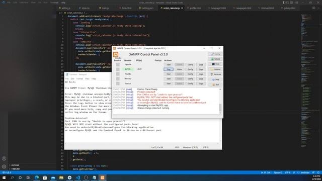 Fix XAMPP Error: MySQL Shutdown Unexpectedly смотреть онлайн