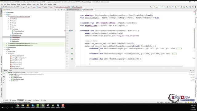 Kotlin Android Tutorial - NEW Realtime Location 4 Accept Decline Friend Request смотреть онлайн