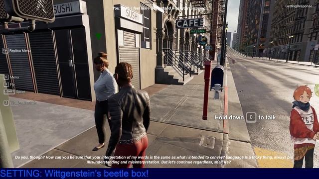 [AI philosophy city] NPC's thoughts about communication being imperfect смотреть онлайн