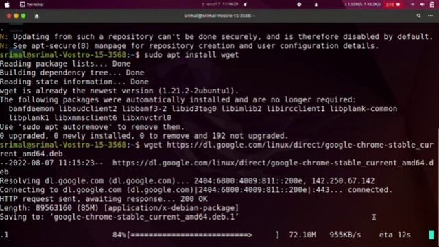 Install chrome in ubuntu 22.04 LTS in 4 min and 31 seconds- complete and latest method #ubuntu22.04 смотреть онлайн
