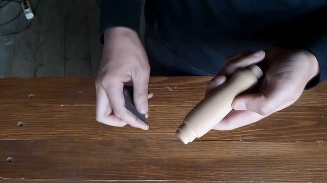 Как сделать ручку для стамески. Часть 2/2. How to make a chisel handle. смотреть онлайн