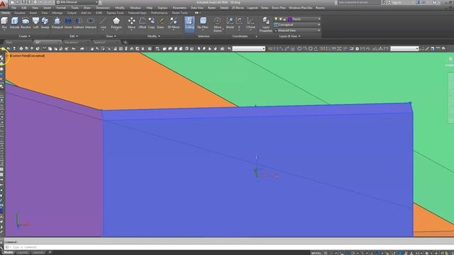 Autocad 3D Solids to draw a roof structure. Part 8 of 11 смотреть онлайн