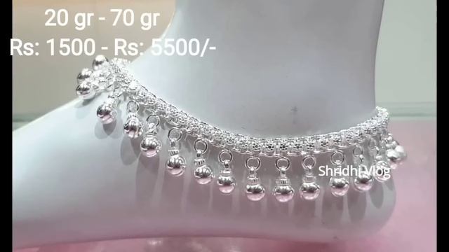 latest Gold Silver Payal Designs/Silver Anklet Designs || Shridhi Vlog смотреть онлайн