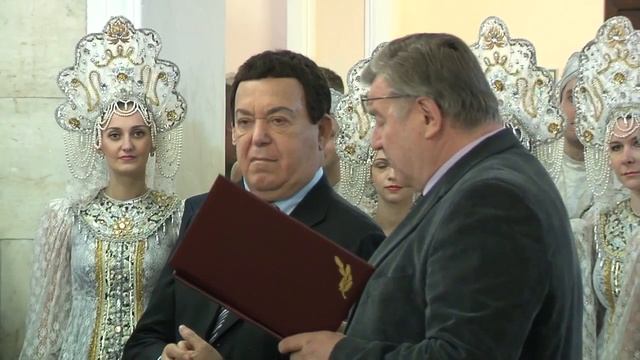 Поздравление Академическим ансамблем ВВ МВД России И.Д.Кобзона смотреть онлайн