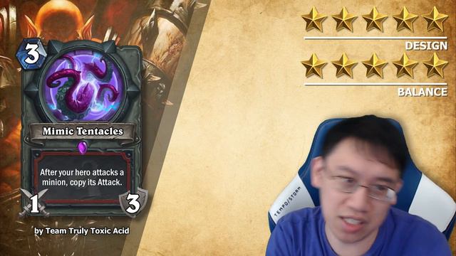 GUEST JUDGE SPECIAL - Top Custom Cards of the Week #64 | Card Review | Hearthstone смотреть онлайн