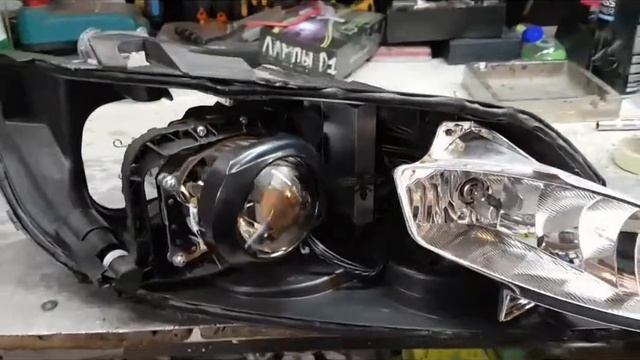 Audi Q7. Заменить линзу для улучшения качества света и сохранить работу адаптива? Легко! смотреть онлайн