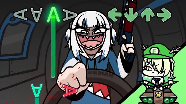 [FNF] Challenge-EDD But Gawr Gura Kills Every Council Members [60fps]