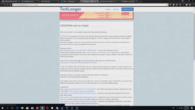 CS GO WILD IS A SCAM - GAMBLING WEBSITE смотреть онлайн