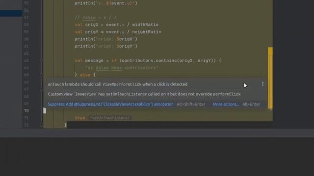 Android Kotlin - Beri efek klik pada text di dalam gambar смотреть онлайн