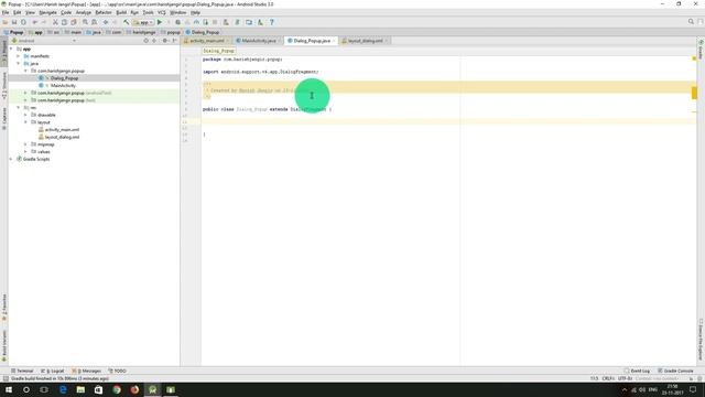Android studio create online Dialog Fragment or Popup Fragment смотреть онлайн
