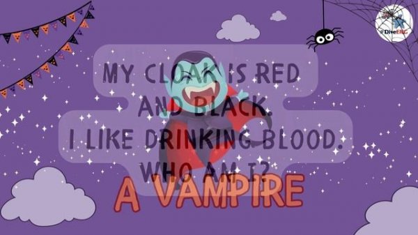 Halloween RIDDLES | Halloween quiz | Kids lesson Halloween | Halloween vocabulary