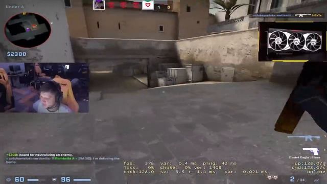 НАВИ ГОТОВЯТСЯ К БЛАСТУ!! S1MPLE, B1T И БУМЫЧ ИГРАЮТ НА FACEIT (CS:GO) смотреть онлайн