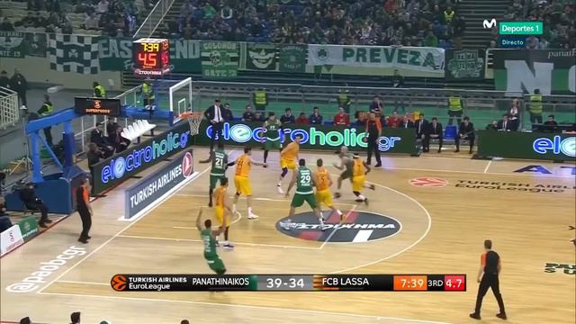 Euroleague: Kenny Gabriel vs Barcelona Lassa 24.01.2017 (7Pts) смотреть онлайн