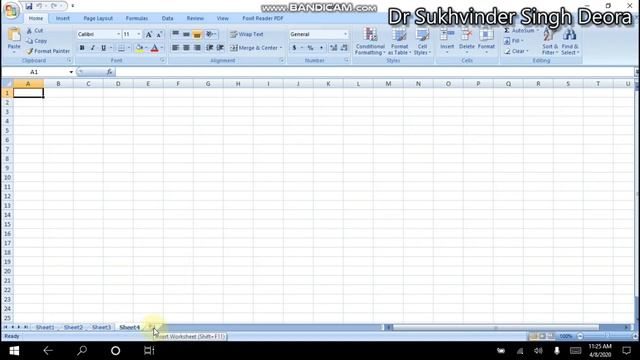 Learn MS Excel (Lesson 1): Components of Excel Worksheet के घटकों बारे में जानें in Hindi смотреть онлайн