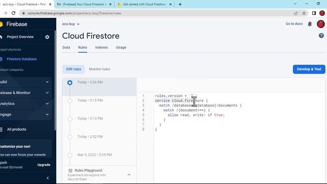 Flutter lecture 40 Firebase Security rules | flutter tutorial in Hindi/Urdu смотреть онлайн