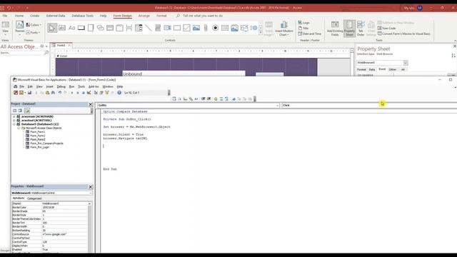 How to Create a Web Browser in Microsoft Access смотреть онлайн