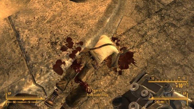 Fallout New Vegas - BLOODY MESS+POWER GLOVE = WIN! смотреть онлайн